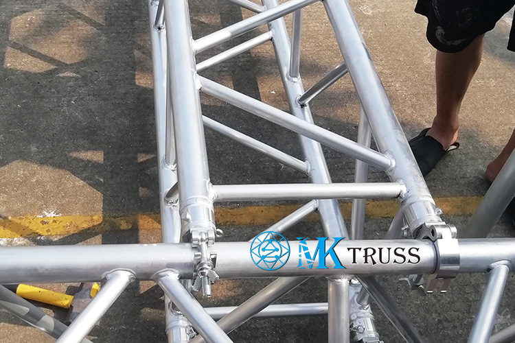 Aluminum Alloy 50mm Half Coupler for Triangle Ladder Stage Lighting Truss Rigging