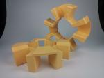PU Excavator Coupling ISO 9001 Couping Assy