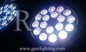 Quality RGBWA+UV LED Par Light Waterproof Digital Display LED 18Bulbs x 18W Balck Cast 6 In 1 RGBWA+UV wholesale