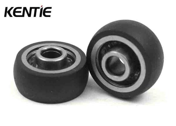 Durability Single Ball Bearing Rollers 624 Chrome Steel Glass Balcony Wheel Low