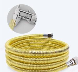 Quality SUS 304 CSST Corrugated Stainless Steel Tubing , Thread 1.5 M Flexi Hose wholesale