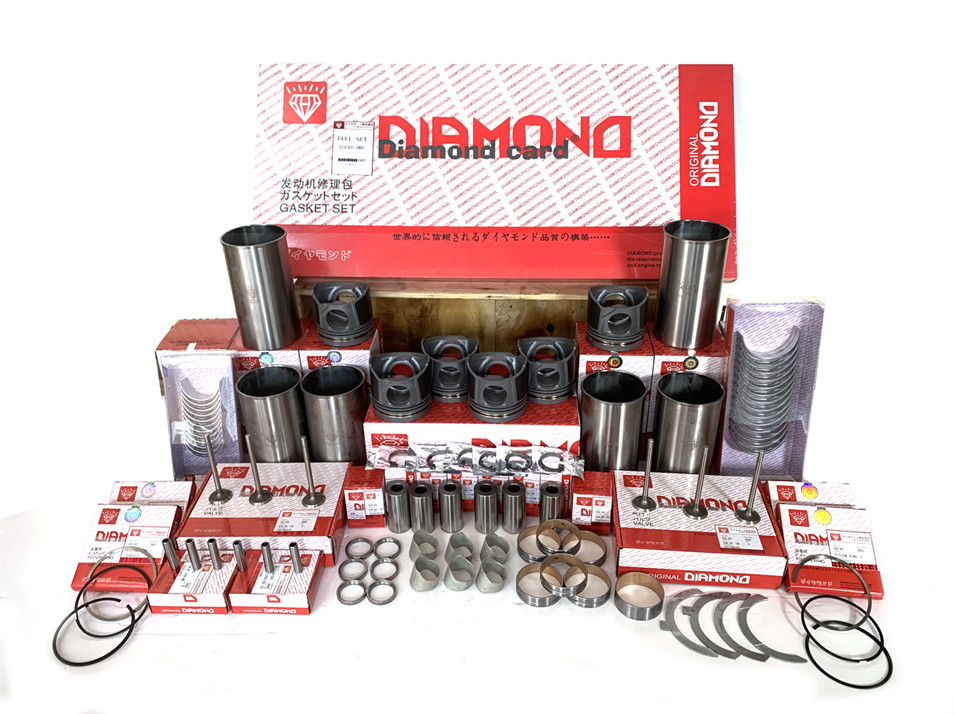 0450-1365 D6D 210B Spare Parts Volvo Full Engine Overhaul Kit