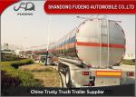 9000 Gallon Fuel Tanker Semi Trailer Optional Dimension High Strength Steel