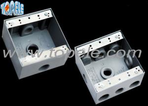 Quality Square Weatherproof Electrical Boxes 3 Hole One Gang Outlet Fitting Accessory wholesale