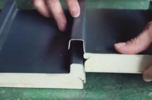 Quality Waterproof PU Foam Sandwich Panel Fireproof Aluminum Roof Sandwich Panels wholesale