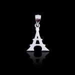 Ribbon Bow Knot Plain Silver Pendant Pure 925 With Heart Shape
