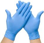 FDA 510K Blue Non-Medical Powder Free Examination Disposable Nitrile Gloves