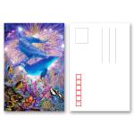 0.35mm PET 3D Lenticular Playing Cards / Gold Game Cards Oil - Resistance