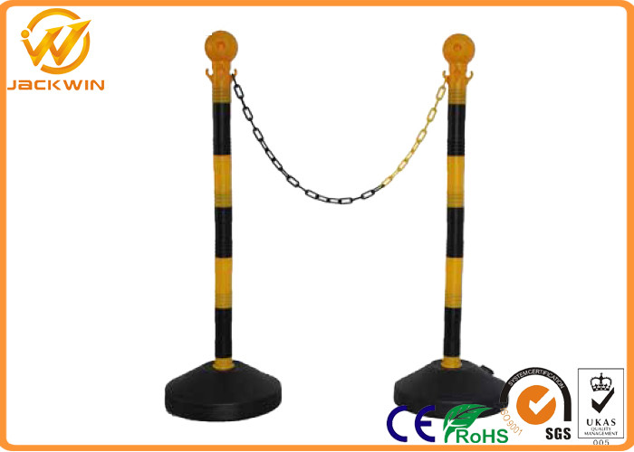 Durable Road Safety Control Flexible Traffic Bollards , PA Traffic Warning Post