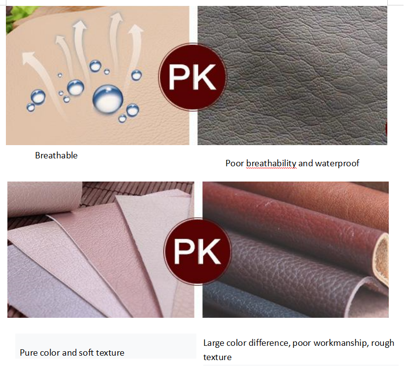Eco faux leather shoe lining leather in stock 