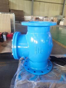 China Swing Cast Iron Check Valve With Damper Metal Seat DIN3356 on sale