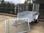 6x4 Fully Hot Dipped Galvanised Caged Trailer 750KG