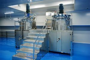 Quality 1000L Homogenizer Emulsifier Mixer , gel Hand Sanitizer Mixing Equipment wholesale