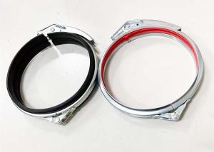 Quality 80-600mm SS Pipe Clamp , V Band Duct Clamp With Tpe Gasket wholesale
