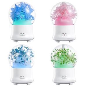 Quality 7 Color Disinfectant Diffuser LED Eternal Immortal Flower Essential Oil 100ML wholesale