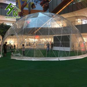 Quality Outdoor Shelter Plastic Big Dome Tent For Promotion Events Diameter 45m wholesale