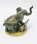 Enamel Elephant Trinket Jewelry Decorative Box elephant shaped jewelry box for
