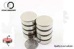 Permanent Large Neodymium Magnets , Round Neodymium Magnets N35 - N52