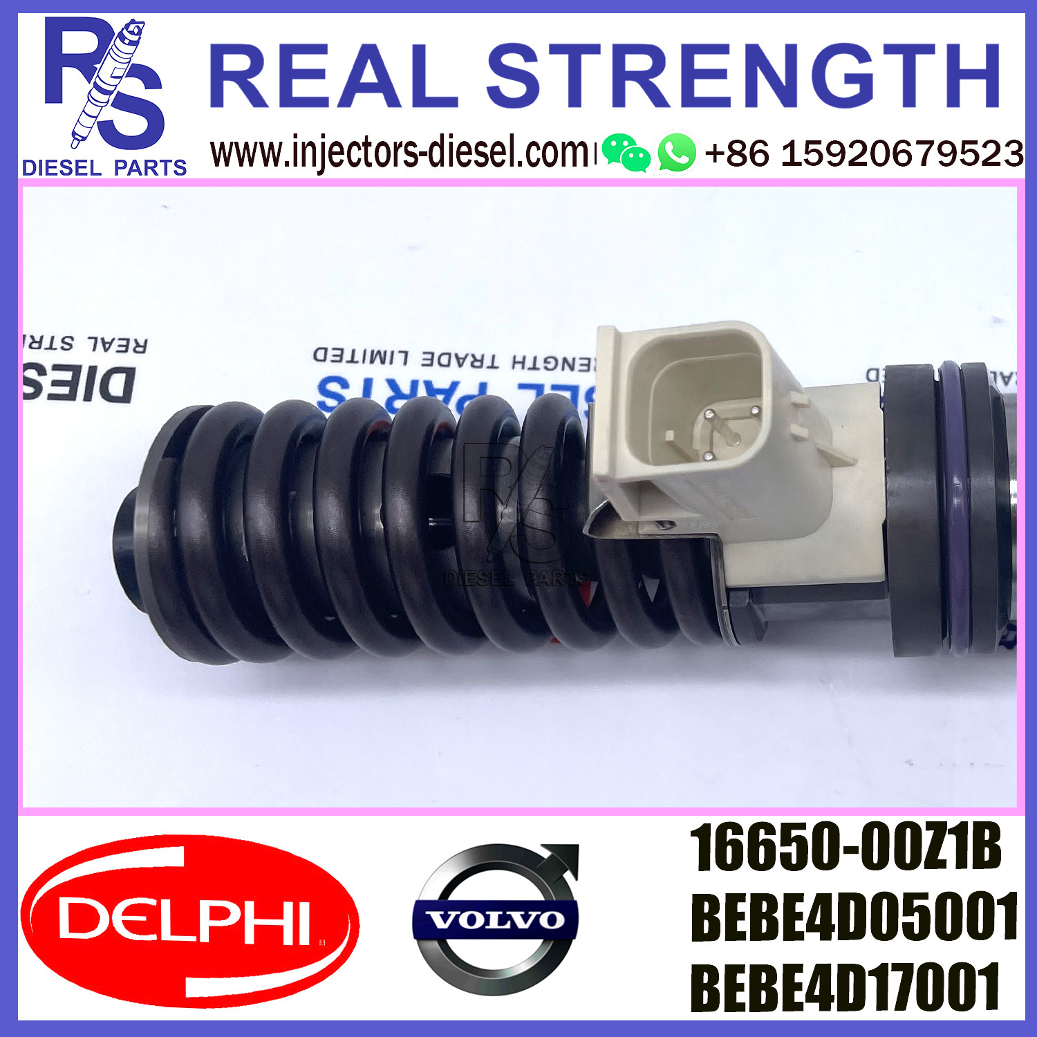 V-O-L-V Diesel Engine Fuel Injector 16650-00Z1B BEBE4D17001 16650-00Z0B BEBE4D05001 For NISSAN 12 LITRE