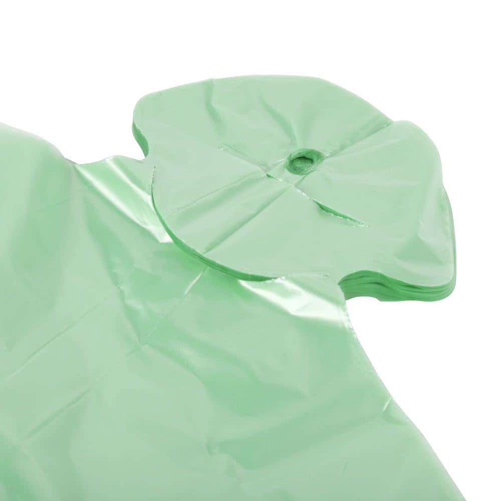 Biodegradable Green T Shirt Shopping Bags HDPE Material With 1 / 6 Size