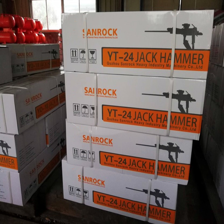 Portable Rock Drill YT28 Pneumatic Jack Hammer Mining Air Leg Rock Drill Machine