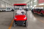 Red Color 4 Seater Golf Cart wheelbase 2420mm Ground clearance 120mm AC motor 3