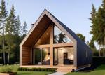 Prefabricated Cabins With Light Steel Framing Beautiful Wooden House Resort