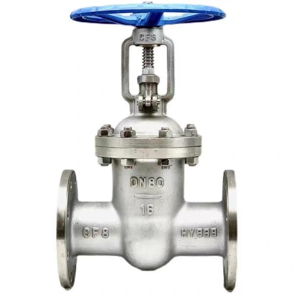 304 316 Stainless Steel Flanged Gate Valve Z41W-16p For High Temperature Steam