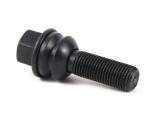 Black Ball Seat Lug Bolts 37mm Shank , Porsche Spare Parts R14 Swivel Washer