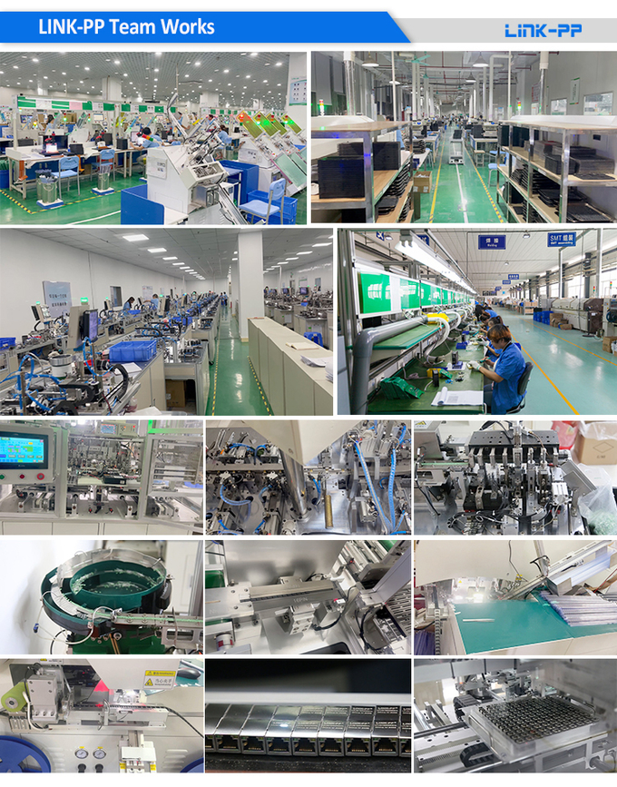 JK0-0018NL 1x2 Port 1000 Base-T Without Led Ethernet Lan Port Network Jack RJ45 Industrial Ethernet Connector 5