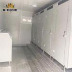 Custom Built Prefab Modular Homes 20ft Office Container With Toilet
