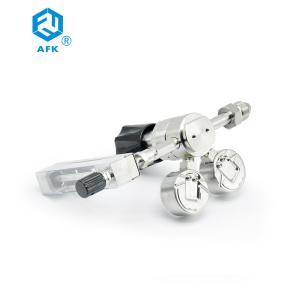 Quality Industrial Single Stage Gas Regulator 4000 Psi High Pressure Helium Regulator wholesale