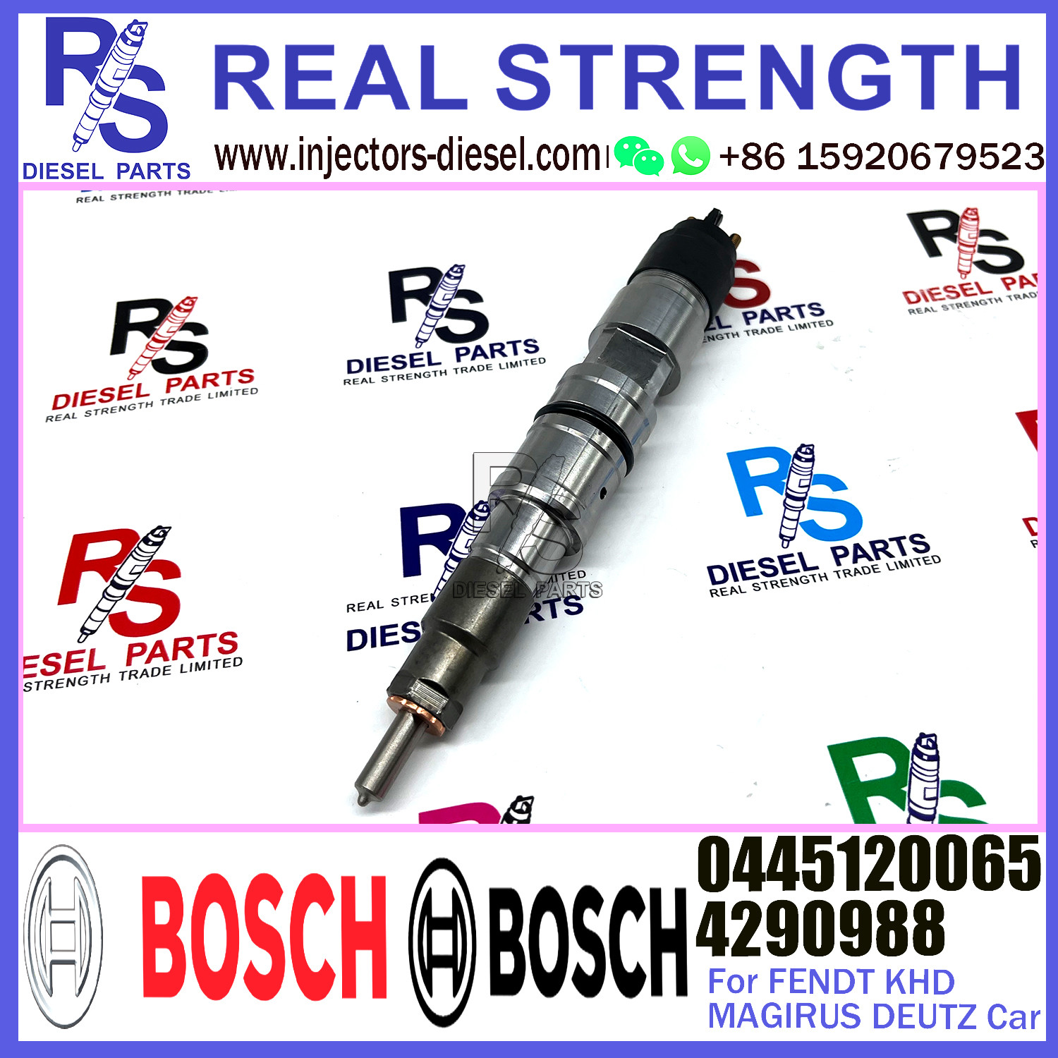 Original Common Rail Disesl Injector for Engine Parts 04290987 4290988 0445120065 0445120064 0445120063 For DEUTZ