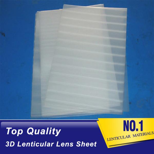 PLASTIC LENTICULAR Clear PET 3D Lenticular Lens Sheet Plastic 75 Lpi Platic Film