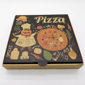 Quality Pizza Package Carton Square Custom Paper Box Custom Logo Printed wholesale