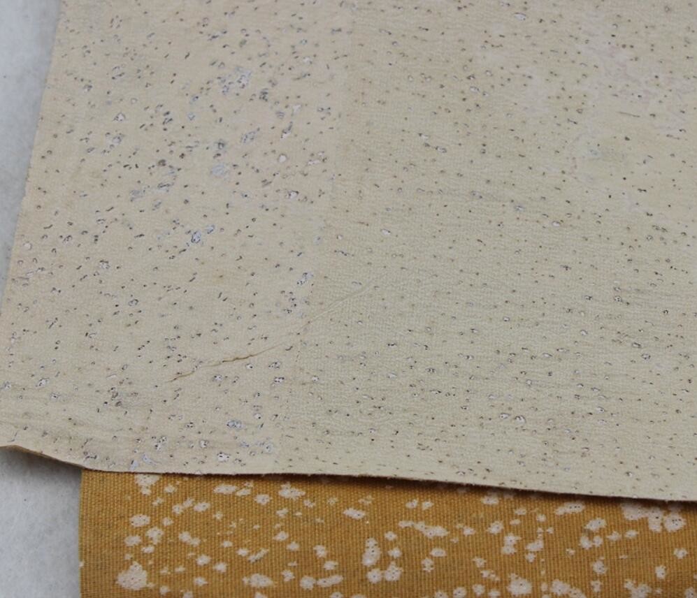Promtional 1.4m Width Colored Cork Fabric in Nature Color for Shoes' and Bag's Making