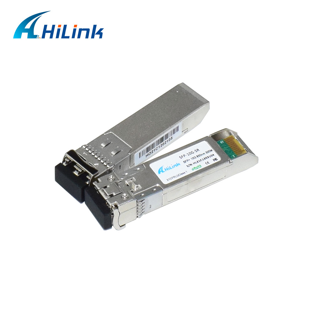 SFP+ 10Gig Ethernet Module 10G SR 850nm 300M LC Duplex DDM Fiber Optic Transceiver for 4G Network WDM Function for FTTH SFP-10G-SR