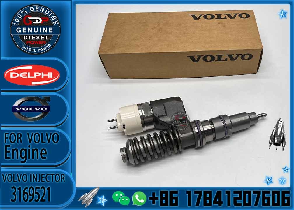 8113837 Fuel Injector For VOL D12A D12C D12D Remanufactured Fuel Injector 3169521, 1483470005