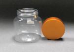 Metal Cover Thickened Transparent 89mm Food Grade Plastic Bottles