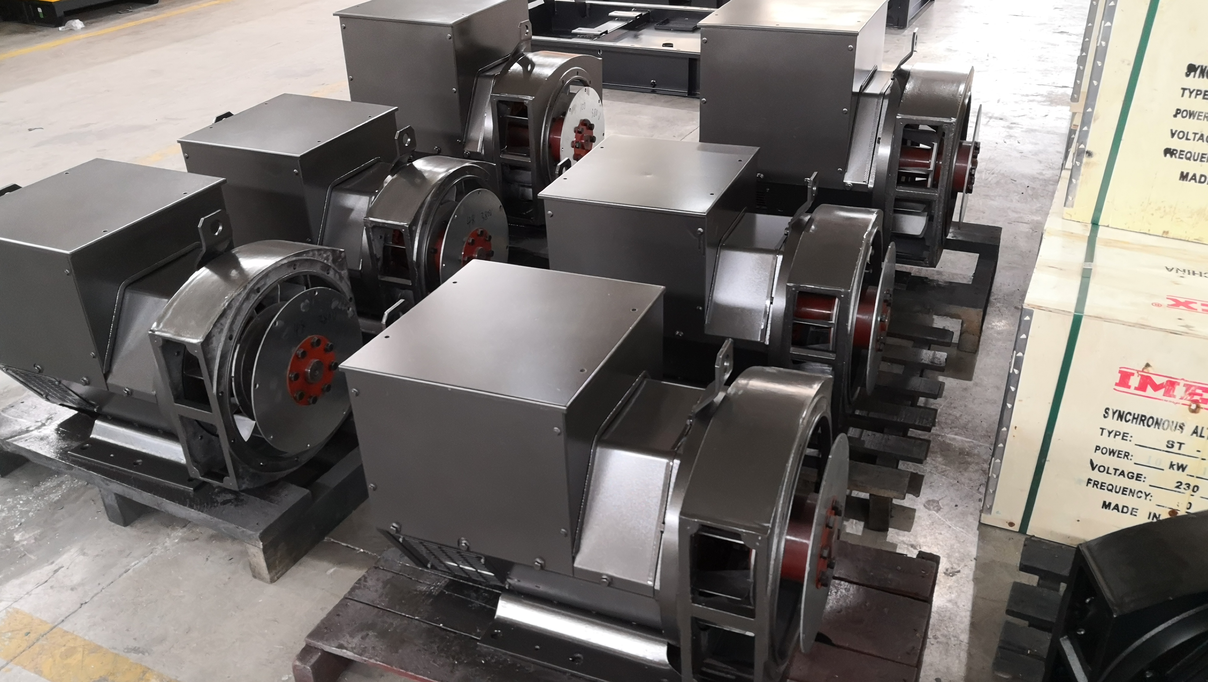 30kw / 37.5kva Three Phase Brushless Alternator AC Brushless Synchronous Excitation Alternator