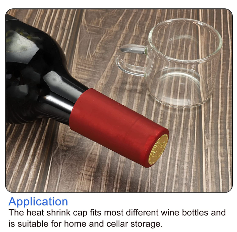 Healthy Lead Free Glass Bottle Heat Shrink Capsules With Custom Size