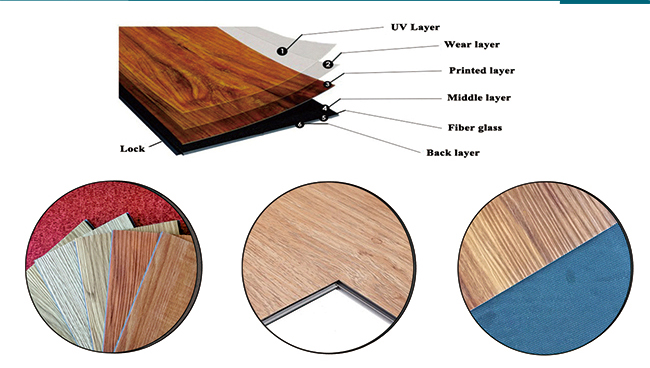 OEM Luxury Rigid Spc Vinyl Click Flooring Relle PVC Laminate Flooring