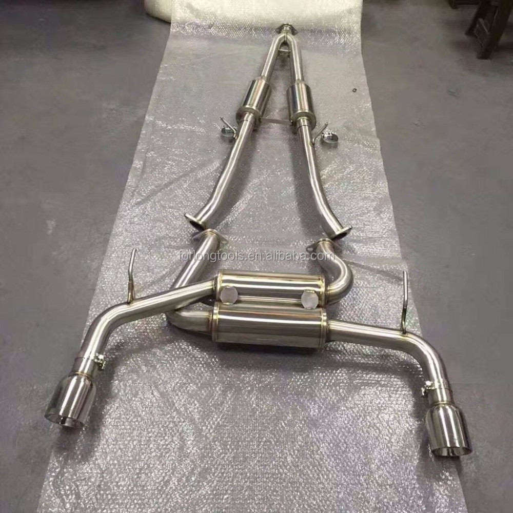Universal Glossy Polished Stainless Steel Exhaust Pipe Ideal for Replacing Old Pipe and Enhancing Performance on Infiniti Q50