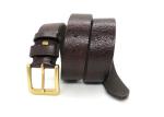 40mm Mens Casual Leather Belt With Alloy Pin Buckle