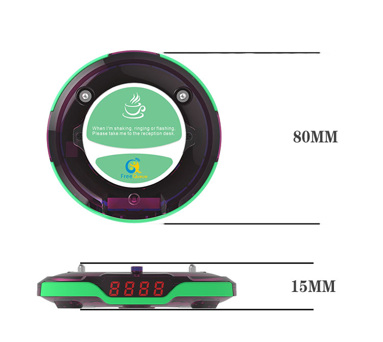 waterproof wireless restaurant food ready guest paging system