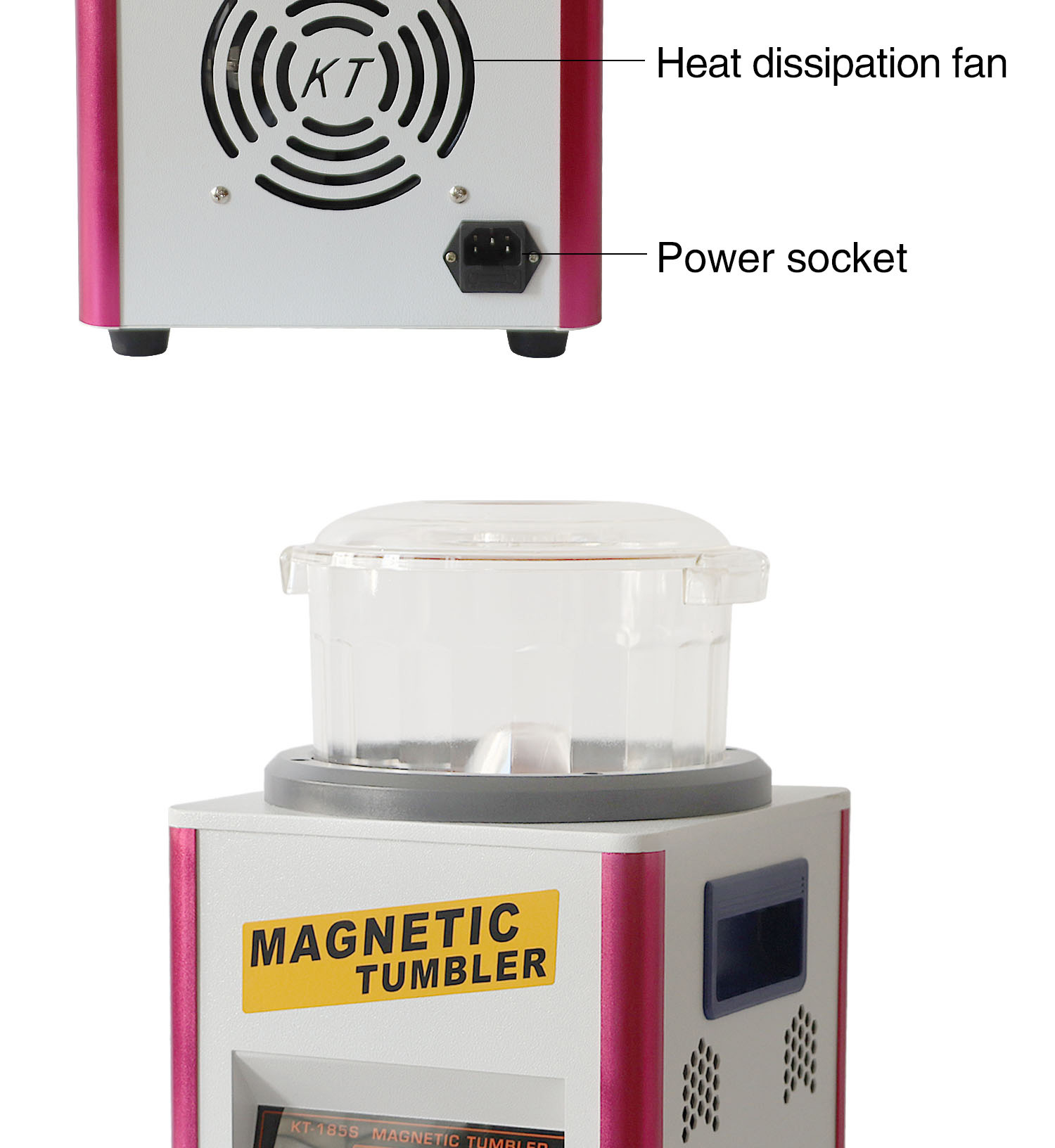 Jewelry Tools Equipment Electric Polishing Machine Magnetic Tumbler KT-185S