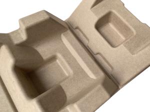 Quality OCC Molded Pulp Fiber Packaging 100% Plastic Free RoHS REACH Approved wholesale