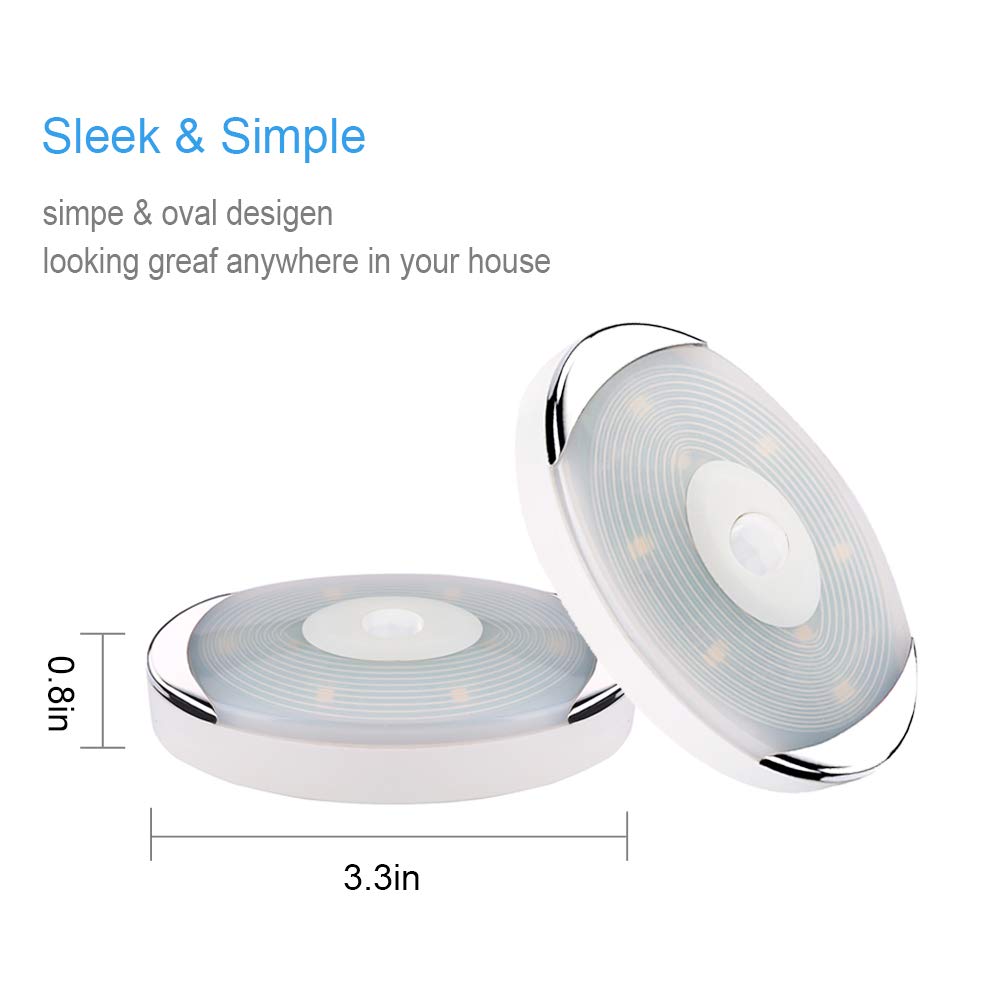 4.5v 0.5w 10ft Distance Battery Operated Motion Sensor Light Wall Mounted