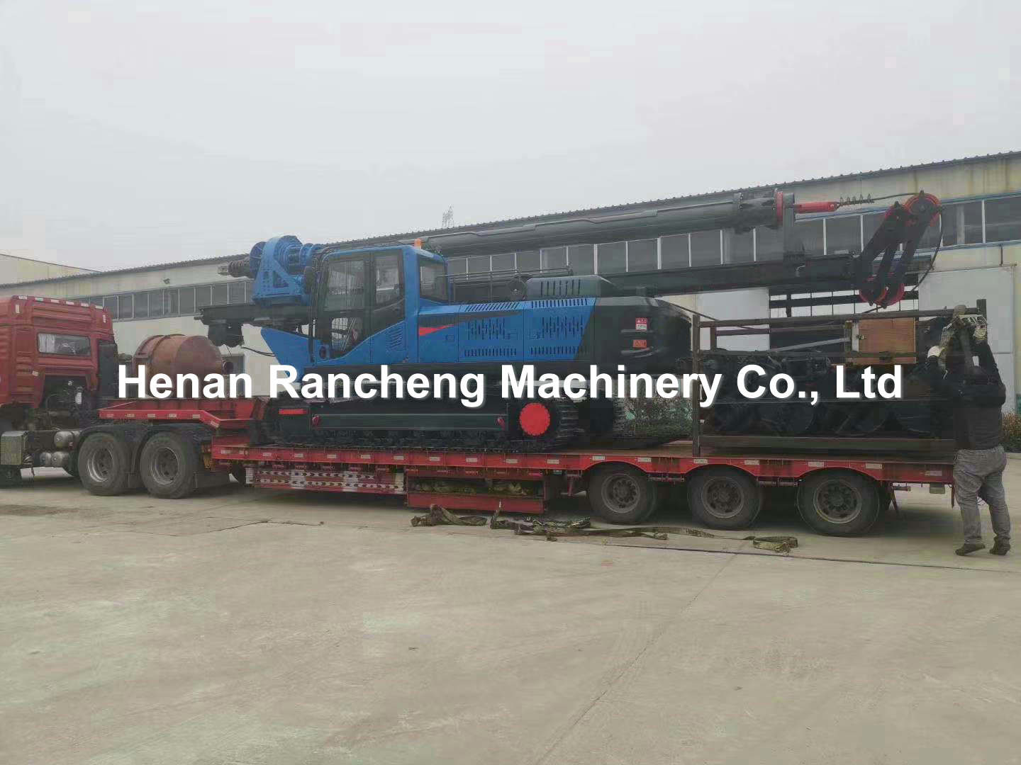 RCQ530 Hydraulic Rotary Drilling Rig 30m Borehole Rock Drill Rotary Machine