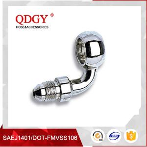 Quality qdgy steel material chromed plated coating qdgy 10MM ( 3/8 ) BANJO BOLT - 90 degree wholesale